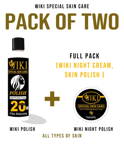 Wiki Special beauty set |Night Cream + skin polish |