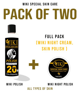 Wiki Special beauty set |Night Cream + skin polish |